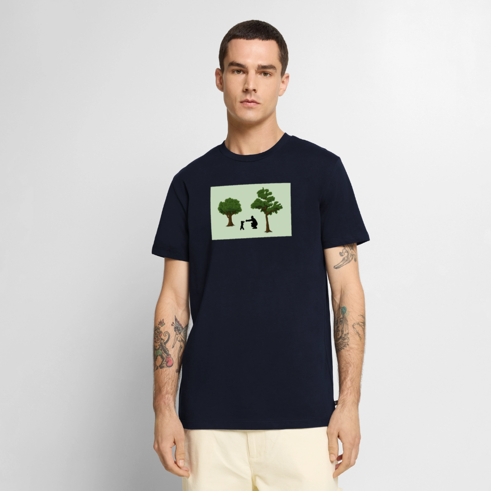 Special bond -t-paita trees, luomupuuvillaa - laivastonsininen