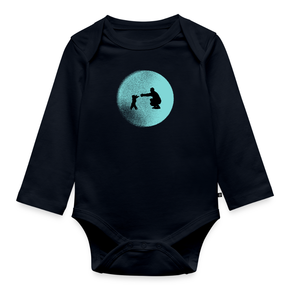 Special bond -body light blue, luomupuuvillaa - laivastonsininen