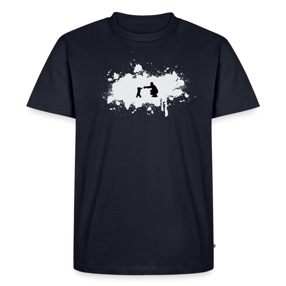 Special bond -t-paita grey, luomupuuvillaa - laivastonsininen