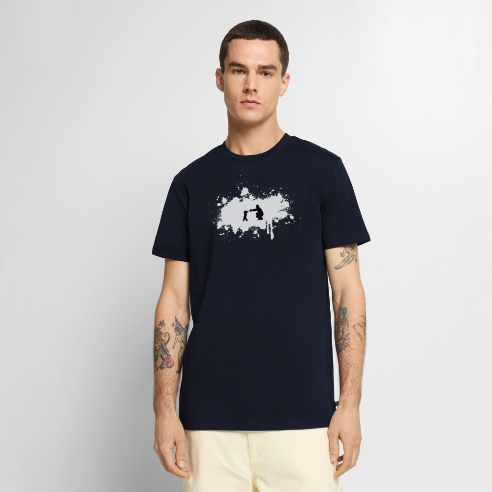 Special bond -t-paita grey, luomupuuvillaa - laivastonsininen