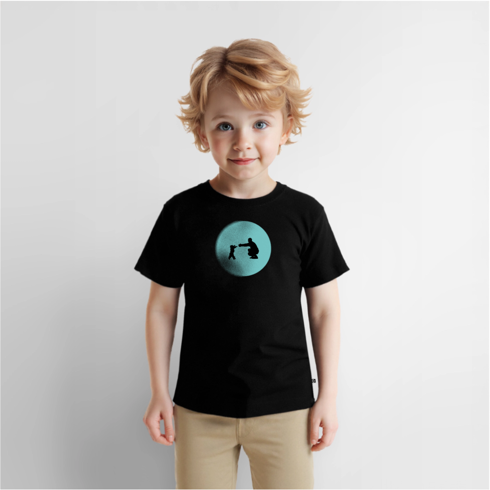 Special bond - lasten t-paita, light blue, luomupuuvillaa - musta