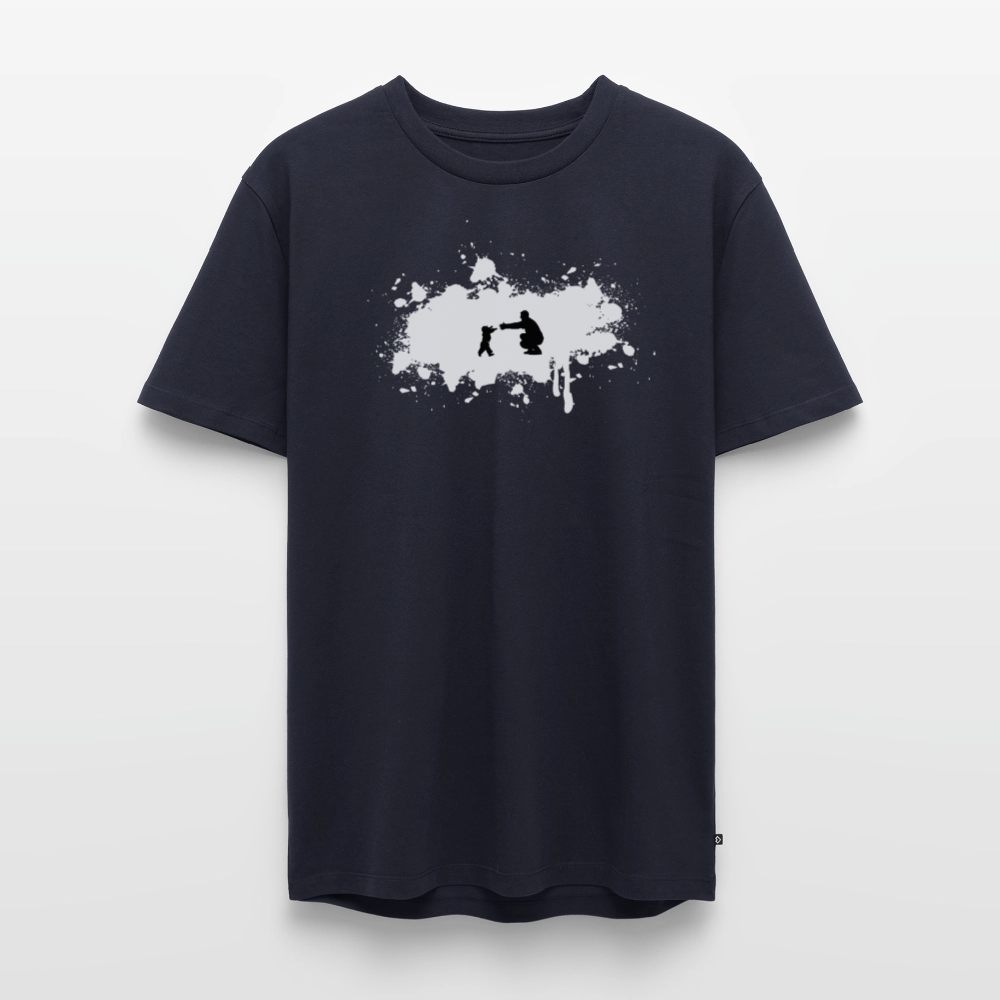 Special bond -t-paita grey, luomupuuvillaa - laivastonsininen