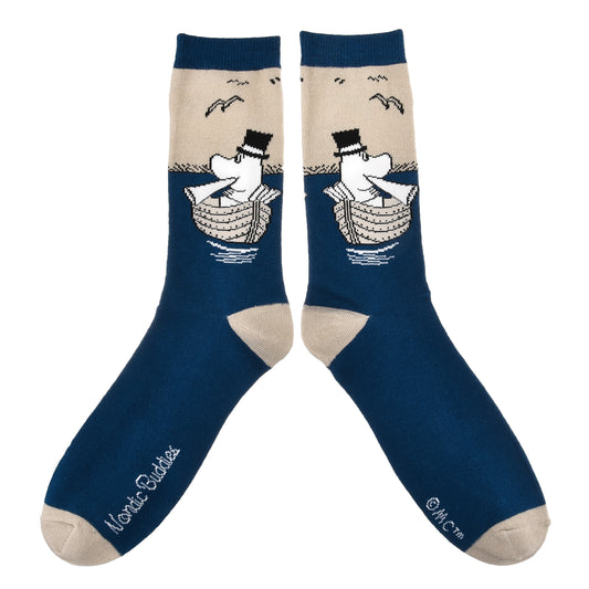 Muumipappa-sukat, vene, miesten one size