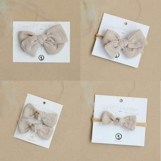 Hiusrusetteja ja kaularusetteja samisteluun, sävy Natural